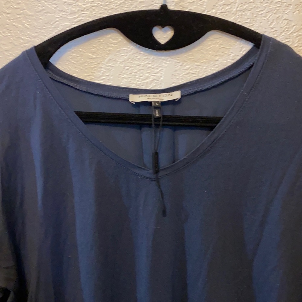 BOGO Halstpn Heritage Large blue blouse